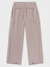 Cotton Pleated Pocket Wide Pants Nude Pink - NOIRER - BALAAN 4