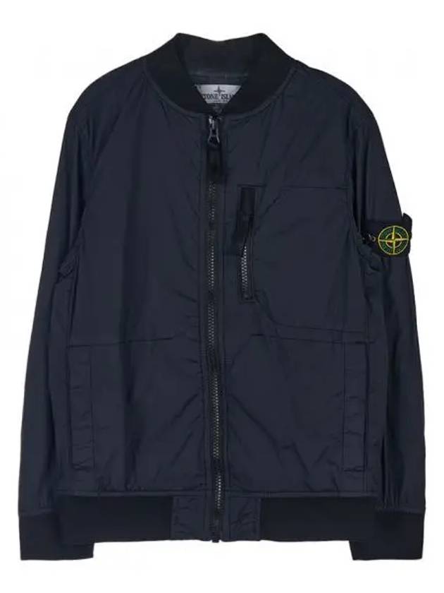 Kids Wappen Patch Bomber Jacket Navy - STONE ISLAND - BALAAN 2