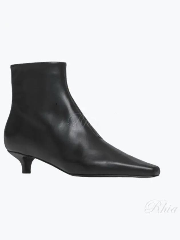 Slim Point Toe Middle Boots Black - TOTEME - BALAAN 2