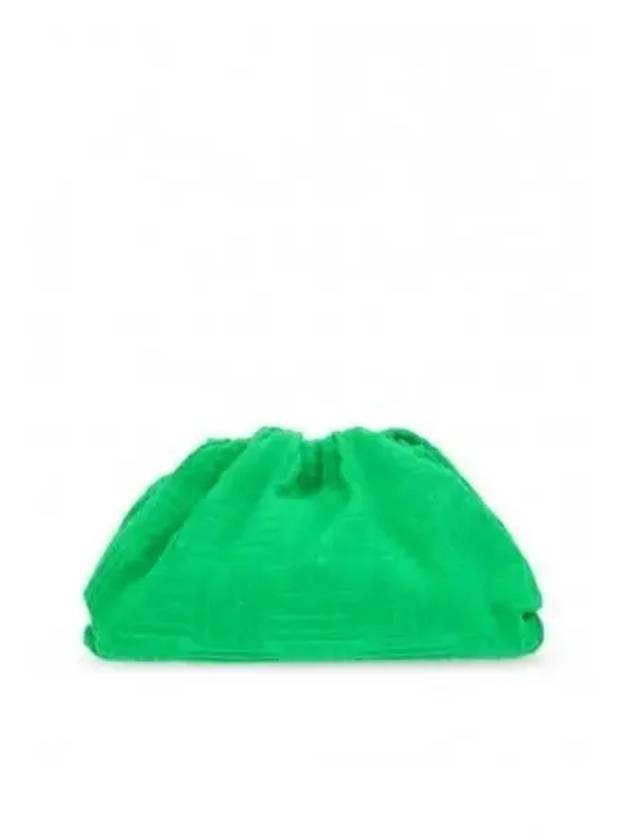 Terry Grass Pouch Bag Green - BOTTEGA VENETA - BALAAN 2