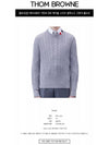 RWB Cable Wool Knit Top Grey - THOM BROWNE - BALAAN 3