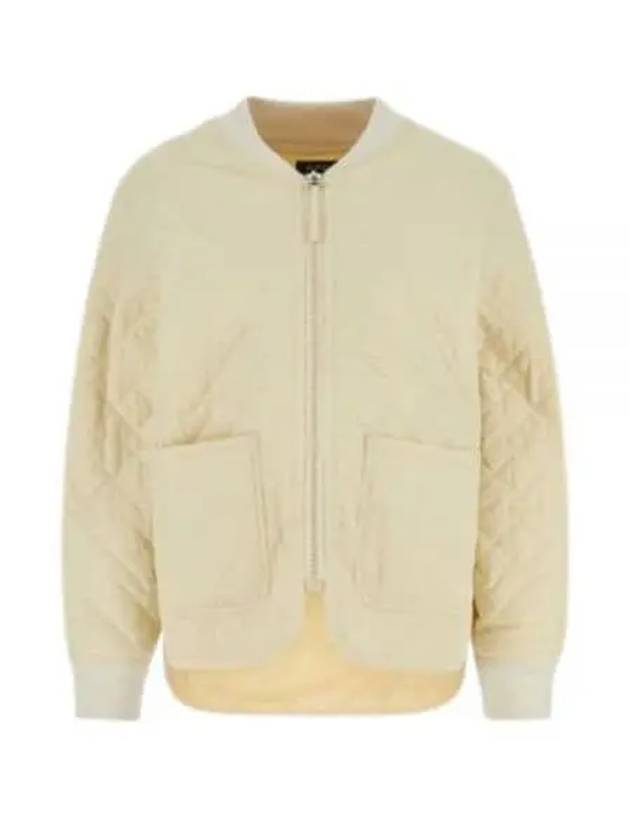 Elea Quilting Zip-Up Jacket Cream - A.P.C. - BALAAN 2