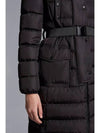 Khloe Long Down Jacket Black - MONCLER - BALAAN 11