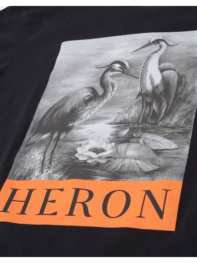 OS Heron BW Logo Print T-Shirt - HERON PRESTON - BALAAN 5