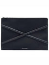 Harness Nylon Clutch Bag Black - ALEXANDER MCQUEEN - BALAAN.