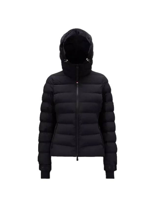 Grenoble Women's CHESSEL Down Short Padded Jacket Black - MONCLER - BALAAN 1