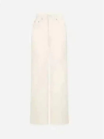 REDONE 70S Ultra High Rise Wide Denim Pants Vintage White 19303WUHRSWLVTWT - RE/DONE - BALAAN 1