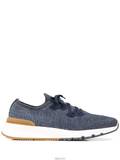 Stretch Knit Low Top Sneakers - BRUNELLO CUCINELLI - BALAAN 2