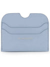 Leather card holder baby blue brown CG0234 DR1 - ACNE STUDIOS - BALAAN 3