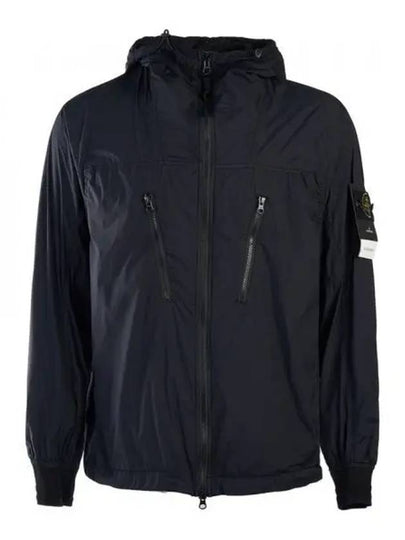 Skin Touch Nylon TC Hooded Jacket Black - STONE ISLAND - BALAAN 2