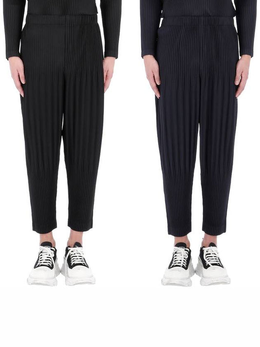 Homme Plissé Pleated Tapered Pants 2 Types HP39JF451 - ISSEY MIYAKE - BALAAN 1