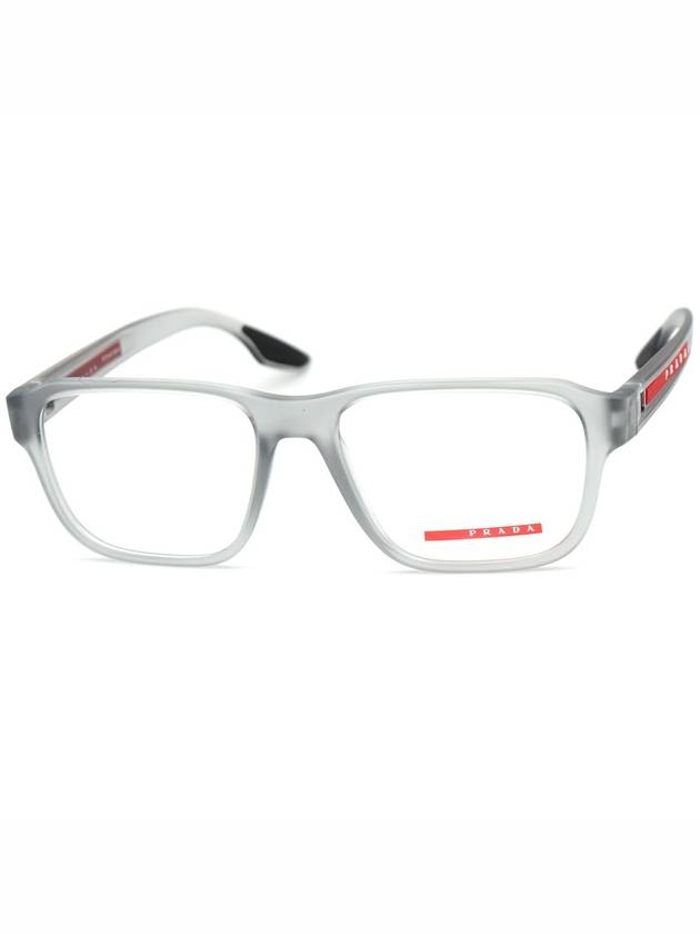 Eyewear Logo Square Glasses Grey - PRADA - BALAAN 2