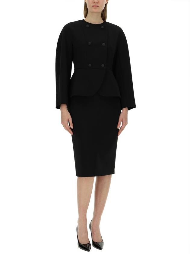 Lubiana Pencil Skirt Black - MAX MARA - BALAAN 3