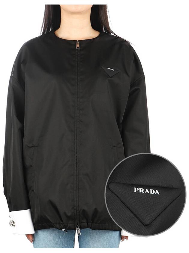 Re-Nylon Blouson Jacket Black - PRADA - BALAAN 2