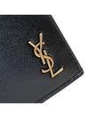 Tiny Monogram Shiny Leather Card Case Black - SAINT LAURENT - BALAAN 8