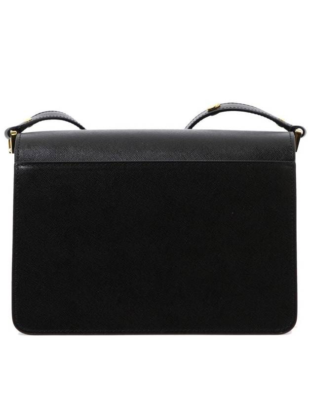 Saffiano Trunk Medium Shoulder Bag Black - MARNI - BALAAN 5