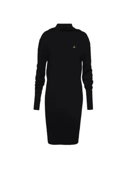 ORB embroidered logo Bea medium dress black women's skirt 197072 - VIVIENNE WESTWOOD - BALAAN 2