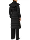 Women's Detachable Belted Long Padding Black - BURBERRY - BALAAN 4