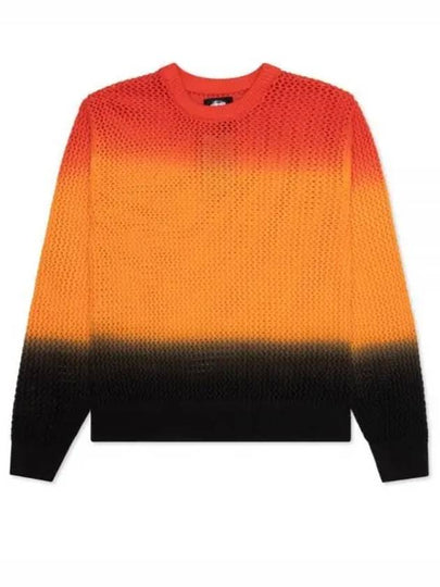 Pigment Dyed Loose Gauge Knit Top Lava - STUSSY - BALAAN 2