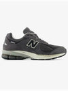 Men's 2002R Low Top Sneakers Dark Grey - NEW BALANCE - BALAAN 2