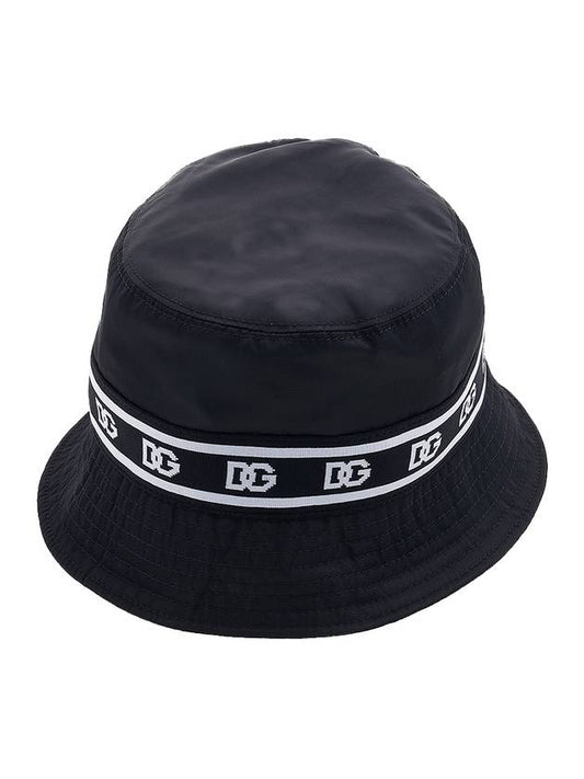 DG Logo Band Bucket Hat Black - DOLCE&GABBANA - BALAAN 1