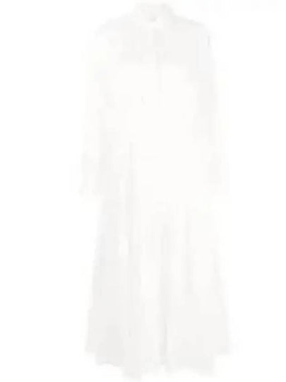 Cotton Poplin Midi Dress White - MARNI - BALAAN 2