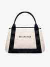 Cabas Logo Canvas Small Tote Bag Black - BALENCIAGA - BALAAN 3