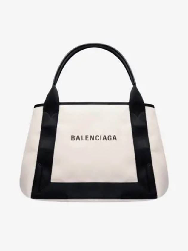 Cabas Logo Canvas Small Tote Bag Black - BALENCIAGA - BALAAN 3