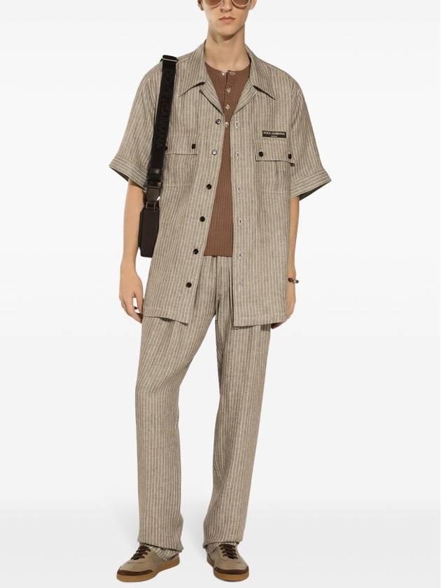 Dolce & Gabbana Trousers Beige - DOLCE&GABBANA - BALAAN 3