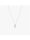 Matrix Crystal Pearl Pendant Round Cut Necklace White - SWAROVSKI - BALAAN 5