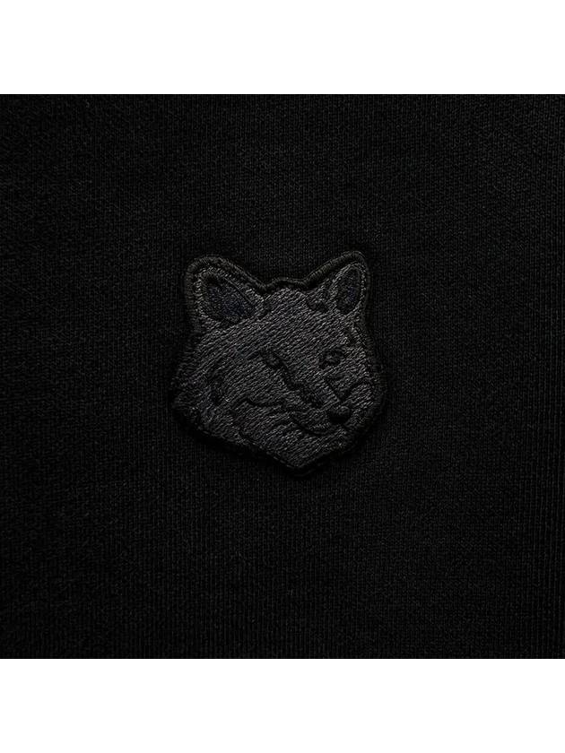 Bold Fox Head Patch Oversize Hoodie Black - MAISON KITSUNE - BALAAN 3