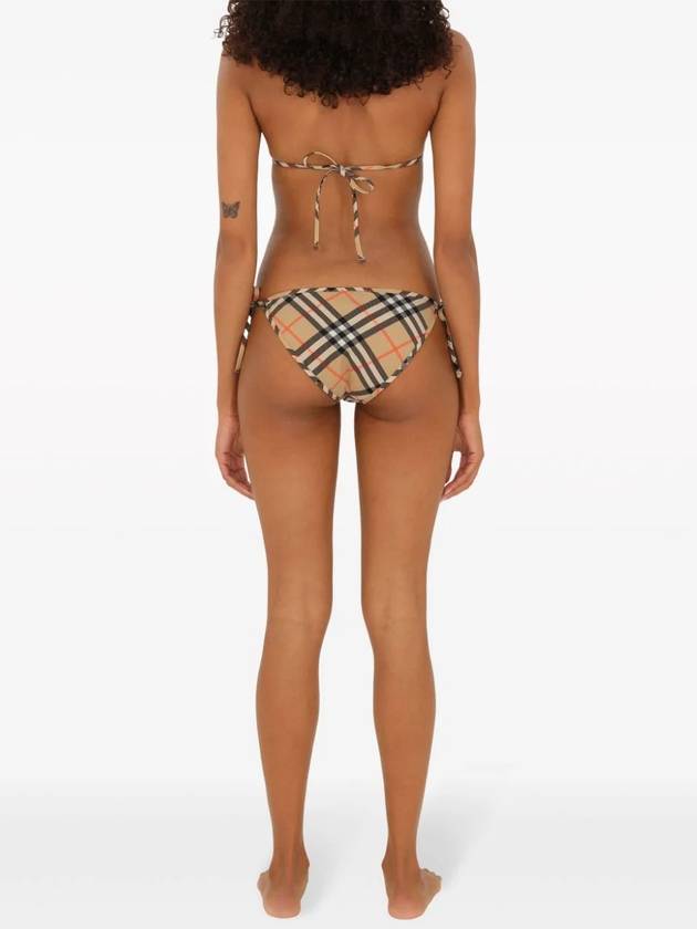 Check Pattern Bikini Briefs Beige - BURBERRY - BALAAN 6