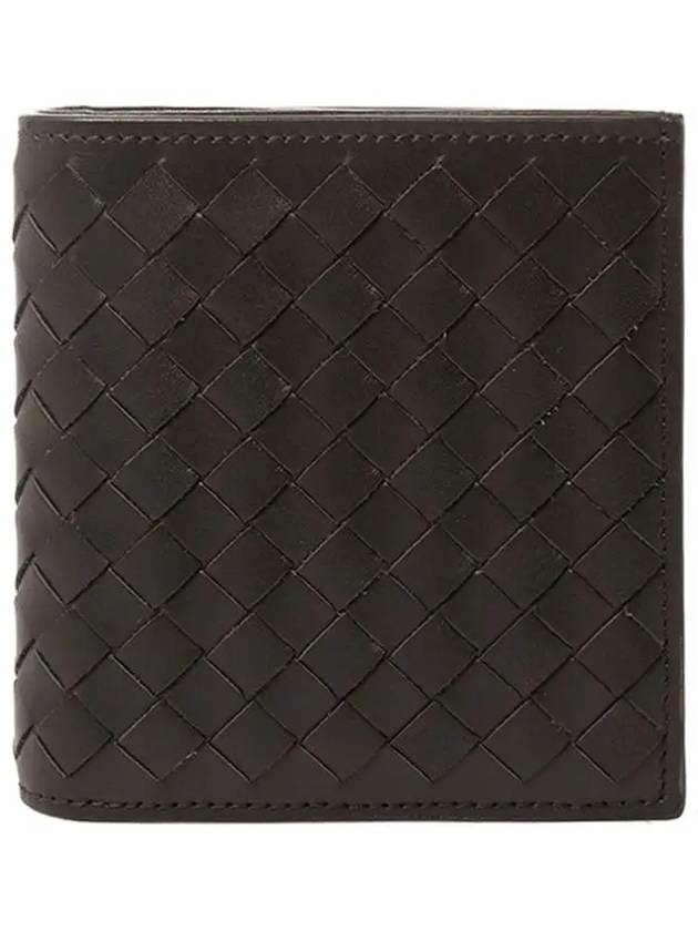 Intrecciato Small Folder Half Wallet Brown - BOTTEGA VENETA - BALAAN 3