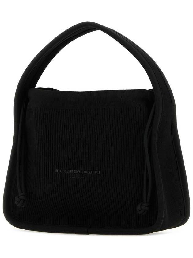 Ryan Small Knit Tote Bag Black - ALEXANDER WANG - BALAAN 3