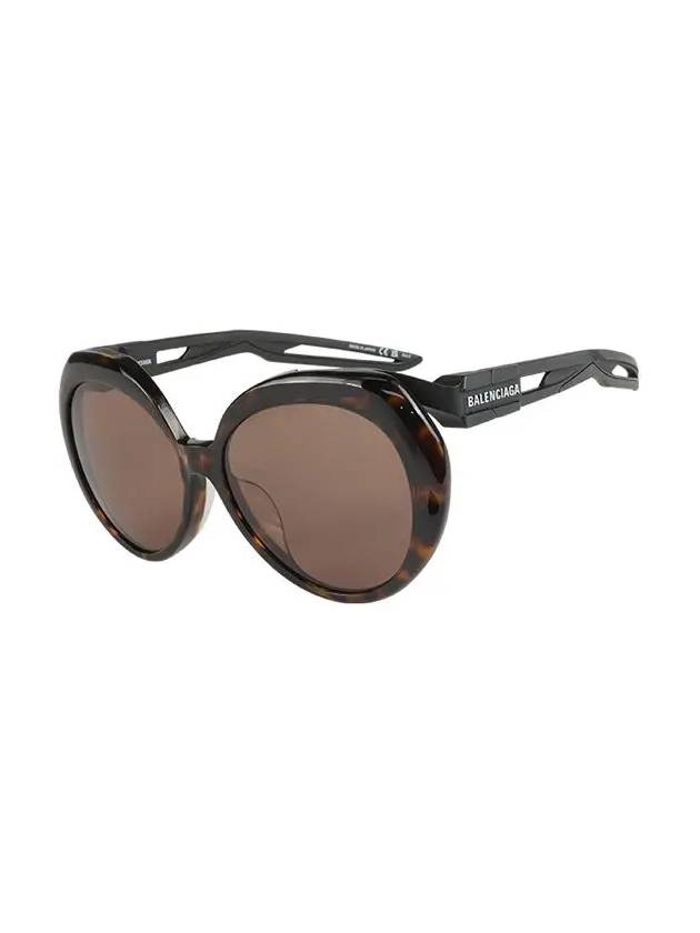 Eyewear Logo Round Sunglasses Brown - BALENCIAGA - BALAAN 4