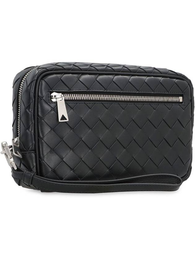 Bottega Veneta Intrecciato Small Pouch With Wristlet - BOTTEGA VENETA - BALAAN 3