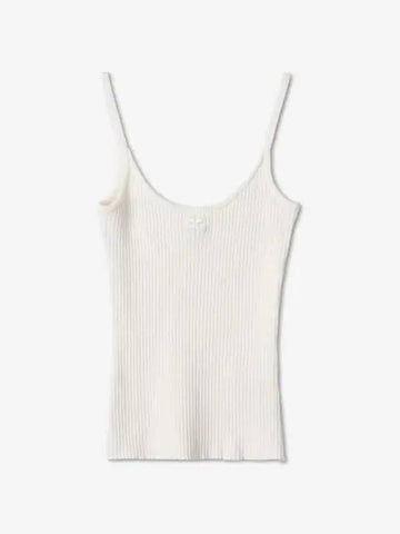 Re edition knit sleeveless t shirt heritage white PERMDE012FI00010001 - COURREGES - BALAAN 1