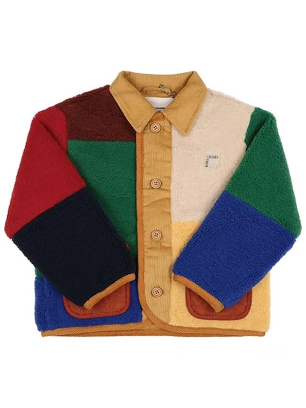 Color Block Leather Jacket - BOBO CHOSES - BALAAN 5