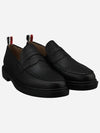 Pebble Grain Rubber Sole Penny Loafer Black - THOM BROWNE - BALAAN 2