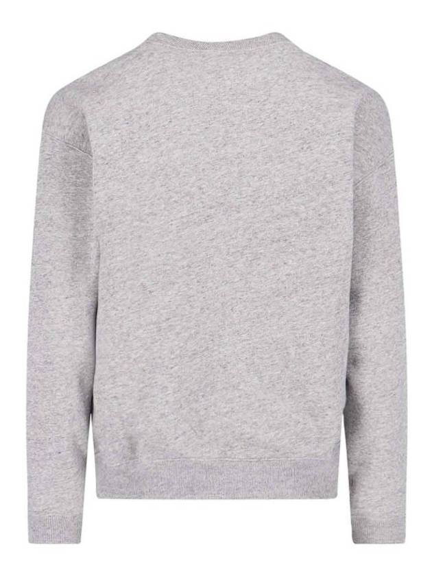 Embroidered Logo Cotton Sweatshirt Grey - POLO RALPH LAUREN - BALAAN 3