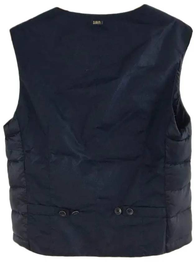 13th Anniversary Logo Quilted Padded Vest PI0334U 12051 9200 - HERNO - BALAAN 3