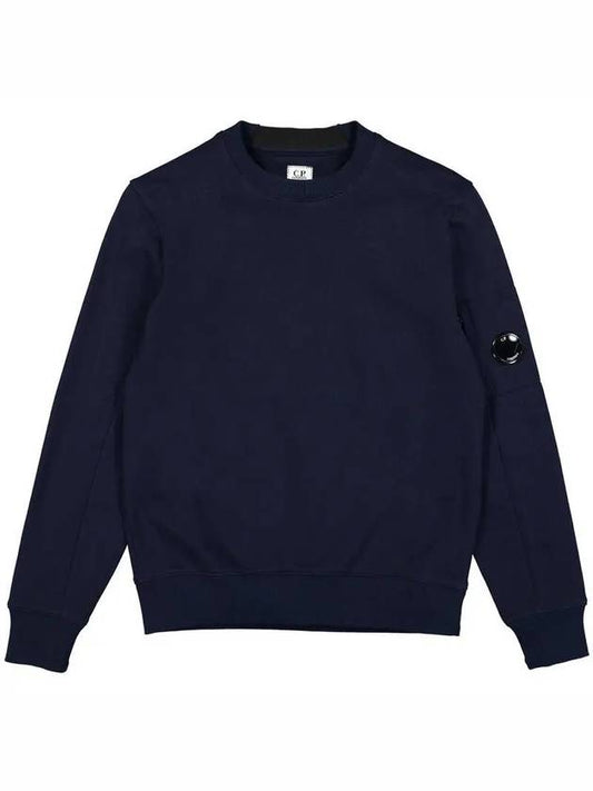 Men's Lens Waffen Diagonal Sweatshirt Navy - CP COMPANY - BALAAN 2