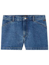 Women s Claire Denim Shorts Blue - A.P.C. - BALAAN 2