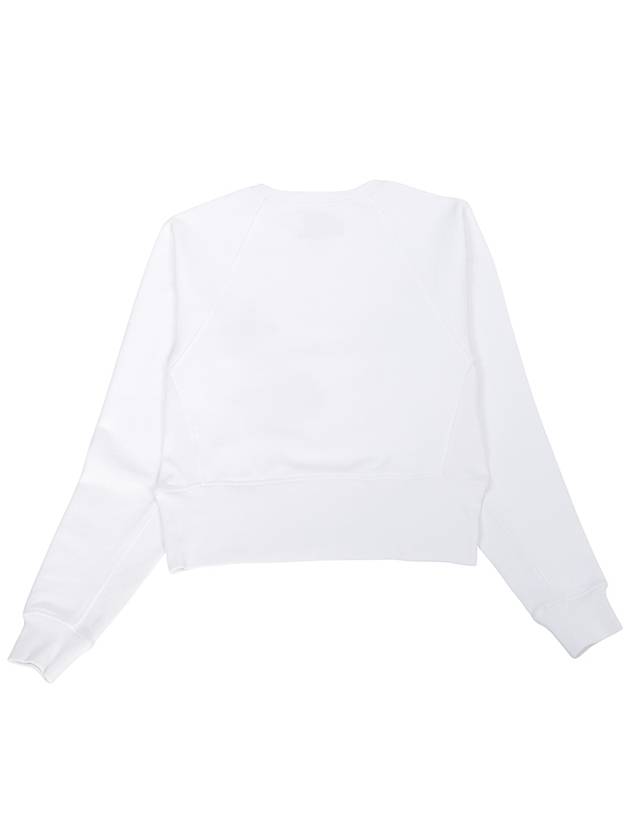 Athletic Cropped Sweatshirt White - VIVIENNE WESTWOOD - BALAAN 3