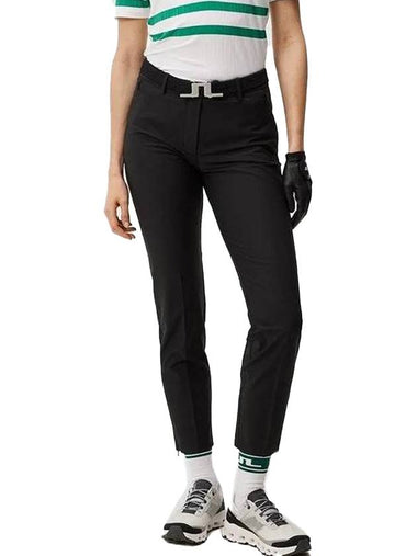 Women's Golf Pia Striped Pants Black - J.LINDEBERG - BALAAN 1