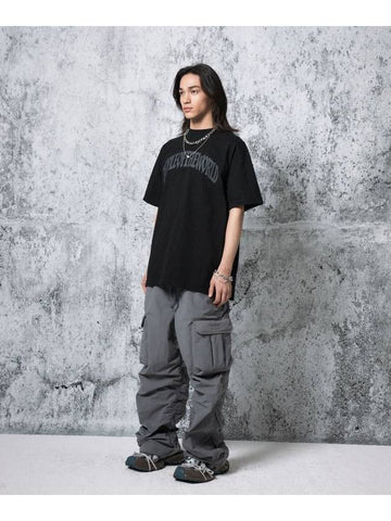 24SS Arch Logo Basic TShirt_BK - PEOPLE OF THE WORLD - BALAAN 1