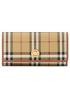 Check Long Wallet Beige - BURBERRY - BALAAN 2