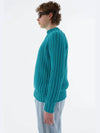 Knit Unisex Raglan Sweater Turquoise Green SS22CKNIRS - SUNNEI - BALAAN 3