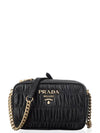 Nappa Goffre Cross Bag Black - PRADA - BALAAN 2