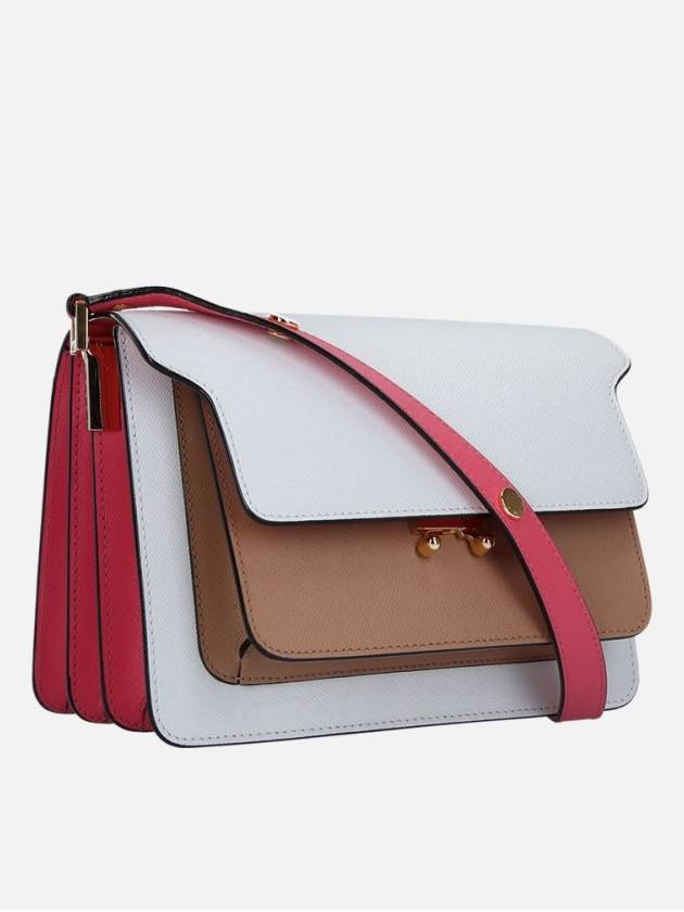 Leather trunk shoulder bag color block medium SBMPN09U39 - MARNI - BALAAN 3